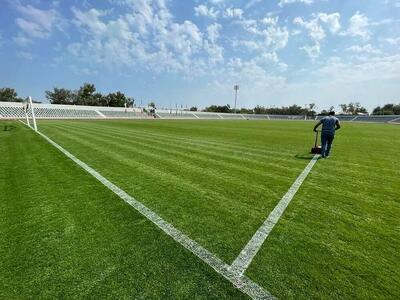 شروع فرآیند نصب چمن استادیوم یادگار امام تبریز از فردا