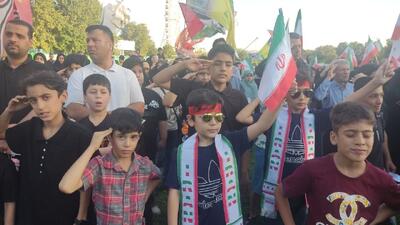 اجتماع بزرگ کودکان و نوجوانان مشهدی در روز شهادت امام سجاد(ع)