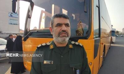مرحله جدید اعزام بسیجیان گیلانی به مشهد مقدس آغاز شد