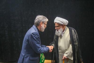وزیر علوم با آیت الله کریمی جهرمی دیدار کرد + تصاویر | شفقنا