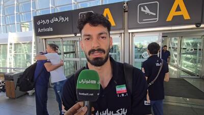 ولی‌زاده: به علت حضور در تورنمنت‌های مختلف والیبال، نتوانستم در VNL صد خودم را بگذارم