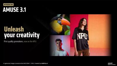 AMD از هوش مصنوعی تصویرساز جدیدی مخصوص XDNA 2 رونمایی کرد