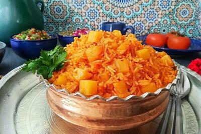 آموزش آشپزی / طرز تهیه دمی گوجه با سیب زمینی مجلسی