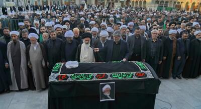 مراسم تشییع پیکر آیت‌ الله نعیم آبادی +تصاویر | جهان نیوز