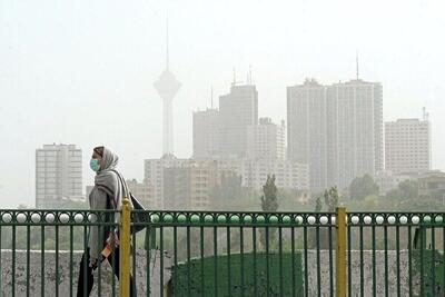 هواشناسی تهران: شاخص کیفیت هوا به ۱۳۸ رسید