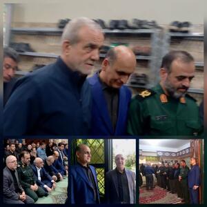 مراسم گرامیداشت شهدای گیلانی جنگ تحمیلی رژیم صهیونیستی  با حضور رییس جمهور در تهران برگزار شد