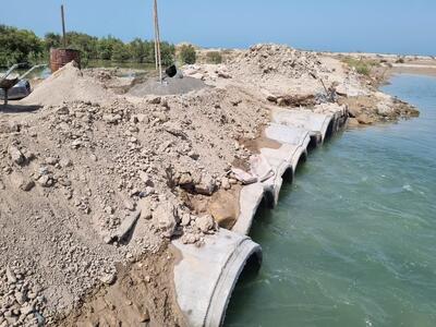 جاده دسترسی به خور دیلم اجرا شد