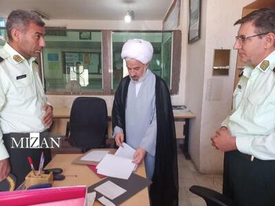 رئیس کل دادگستری خراسان شمالی از کلانتری ۱۱ امام علی (ع) شیروان بازدید کرد