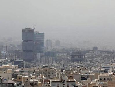 هوای تهران گرم و غباری می‌شود؛ توده هوای گرم تا پایان هفته ماندگار است