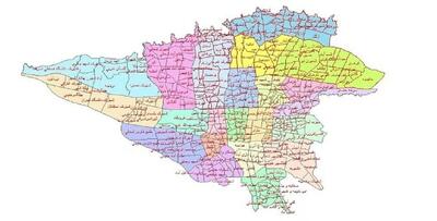 نقشه تهران در سال ۱۳۲۳ (عکس)