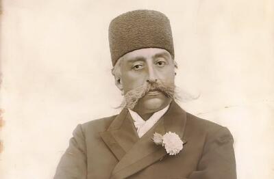 پرتره مظفرالدین شاه قاجار را در سال ۱۲۸۴ شمسی (عکس)