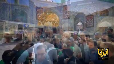 ببینید| تشرف رییس جمهور به حرم حضرت معصومه(س)