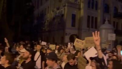 تظاهرات بزرگ اوکراینی‌ها علیه زلنسکی/فیلم