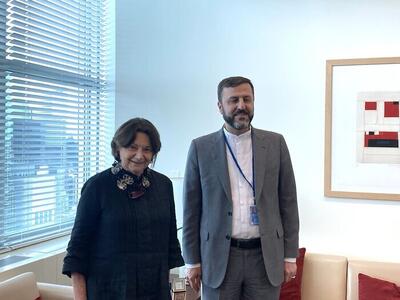 رایزنی‌ غریب‌آبادی با معاون دبیرکل سازمان ملل درباره موضوعات مرتبط با قطعنامه ۲۲۳۱