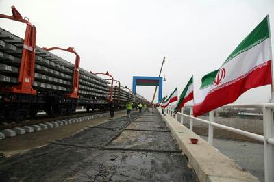 بازدید مسئولان راه آهن ایران وجمهوری آذربایجان از بارانداز ریلی آستارا