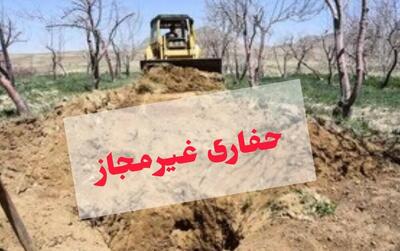 حفار غیرمجاز در بندپی شرقی بابل دستگیر شد/ کشف فلزیاب، سلاح و سکههای تاریخی